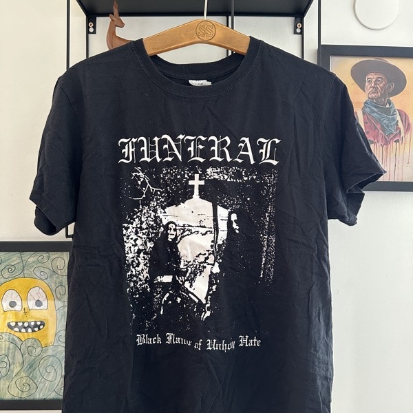 FUNERAL Black Flame of Unholy Hate (M) (USED) T-SHIRT