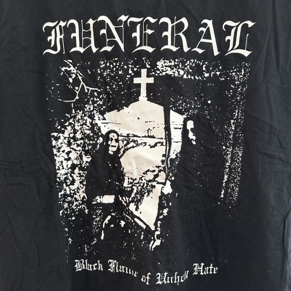 FUNERAL Black Flame of Unholy Hate (M) (USED) T-SHIRT
