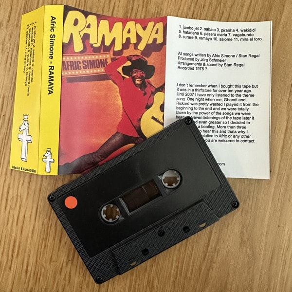 AFRIC SIMONE Ramaya (Hästen & Korset - Sweden reissue) (EX) TAPE