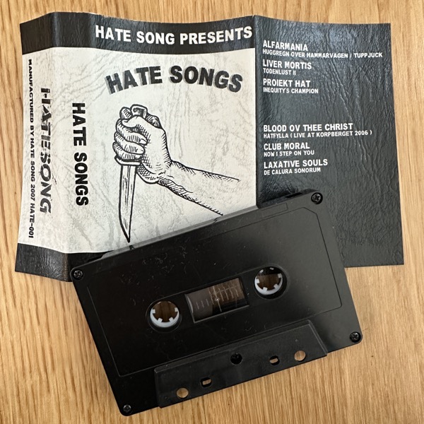 VARIOUS Hate Songs (Hate Song - Japan original) (NM) TAPE