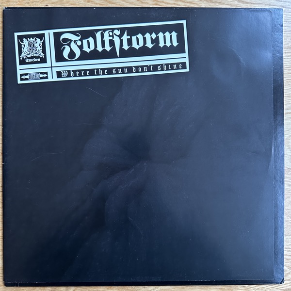 FOLKSTORM Where The Sun Don't Shine (Silver vinyl) (Old Europa Cafe – Italy original) (EX/NM) 12" EP