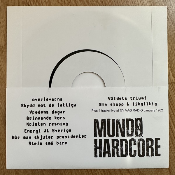 MISSBRUKARNA Krigets Gentlemän (Mundo Hardcore - Reissue) (NM/EX) 7"