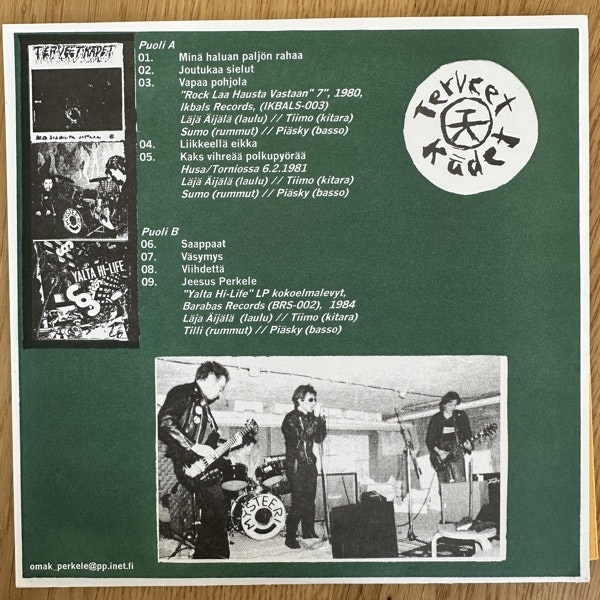 TERVEET KÄDET Jeesus Perkele (Omak Perkele - Finland original) (EX) 7"