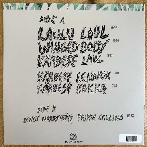 PEETER UUSKYLA WITH BENGT NORDSTRÖM Winged Body (Omlott - Sweden original) (NM) LP+7"