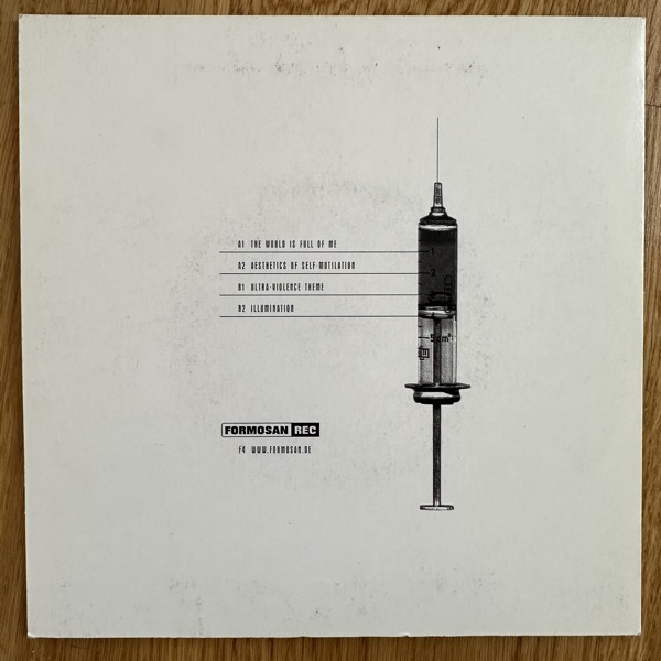 ATRABILIS SUNRISE Aesthetics Of Self-Destruction (White vinyl) (Formosan - Germany original) (VG+/EX) 7"