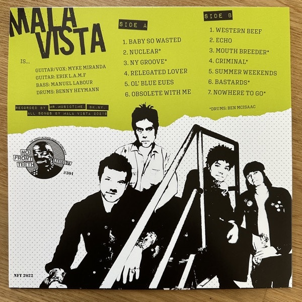 MALA VISTA Ruthless & Toothless (No Front Teeth - UK original) (NM) LP
