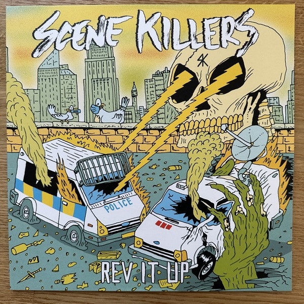 SCENE KILLERS Rev It Up (Silver vinyl) (No Front Teeth - UK original) (NM) 12" EP