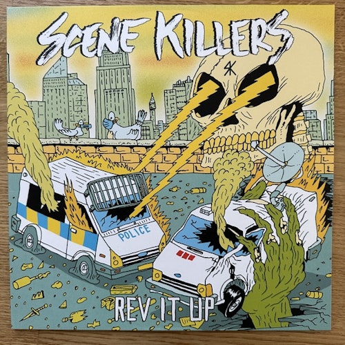 SCENE KILLERS Rev It Up (Silver vinyl) (No Front Teeth - UK original) (NM) 12" EP