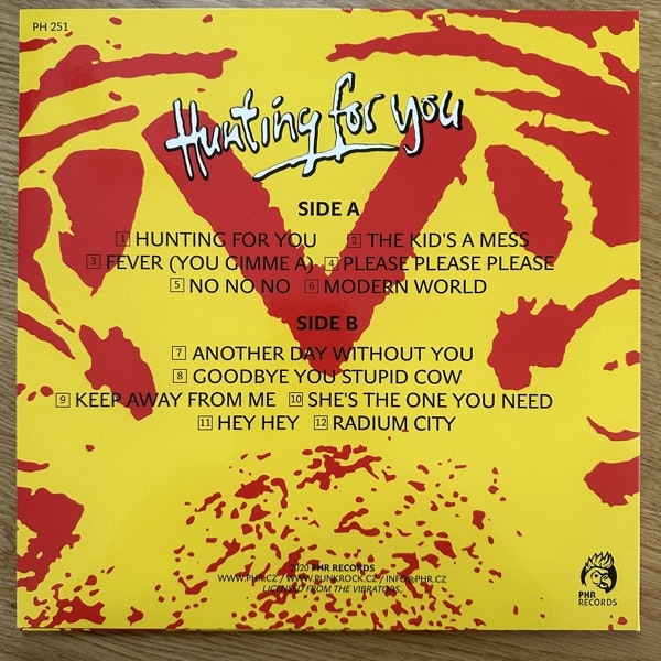 VIBRATORS, the Hunting For You (Papagájův Hlasatel - Czech Republic reissue) (NM) LP