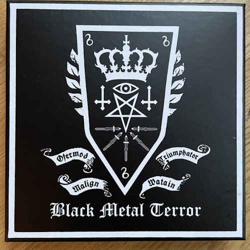WATAIN / OFERMOD / MALIGN / TRIUMPHATOR Black Metal Terror (Shadow - Sweden original) (NM) 4x7" BOX