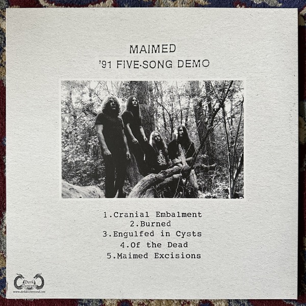 MAIMED Demo '91 (Dark Descent - USA reissue) (NM) 12" EP