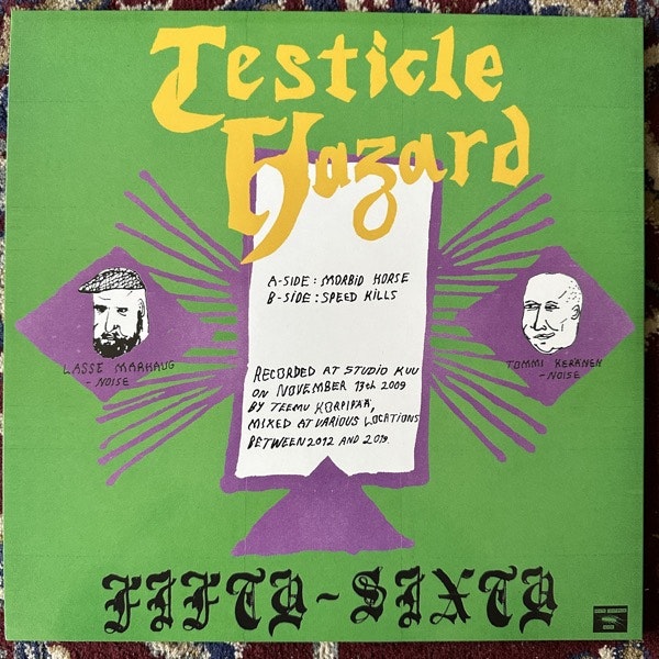 TESTICLE HAZARD Fifty-Sixty (Yellow vinyl) (White Centipede Noise – Germany original) (NM) LP