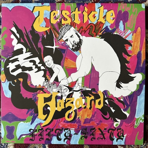 TESTICLE HAZARD Fifty-Sixty (Yellow vinyl) (White Centipede Noise – Germany original) (NM) LP