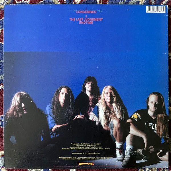 CONFESSOR Condemned (Earache - UK original) (VG+) 12"