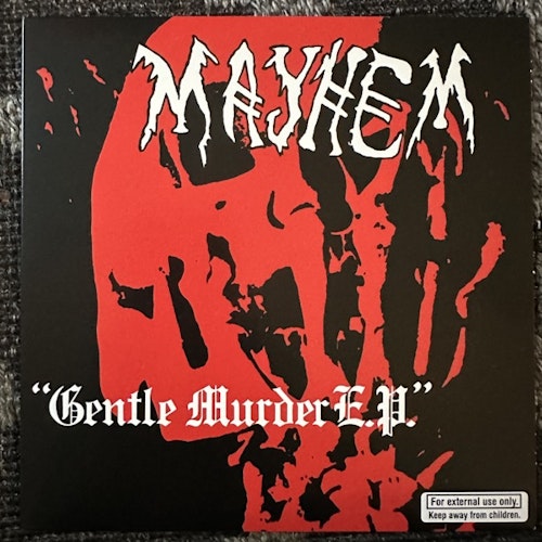 MAYHEM (UK) Gentle Murder E.P. (Red vinyl) (Bomb-All - Germany reissue) (NM/EX) 7"