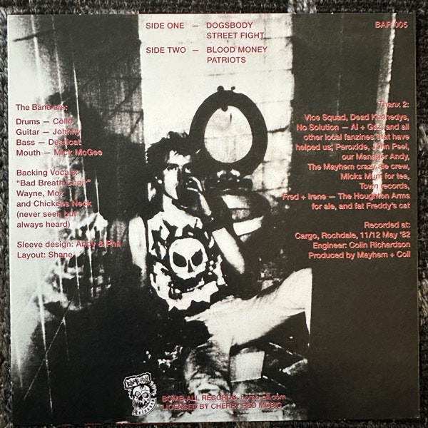MAYHEM (UK) Gentle Murder E.P. (Red vinyl) (Bomb-All - Germany reissue) (NM/EX) 7"