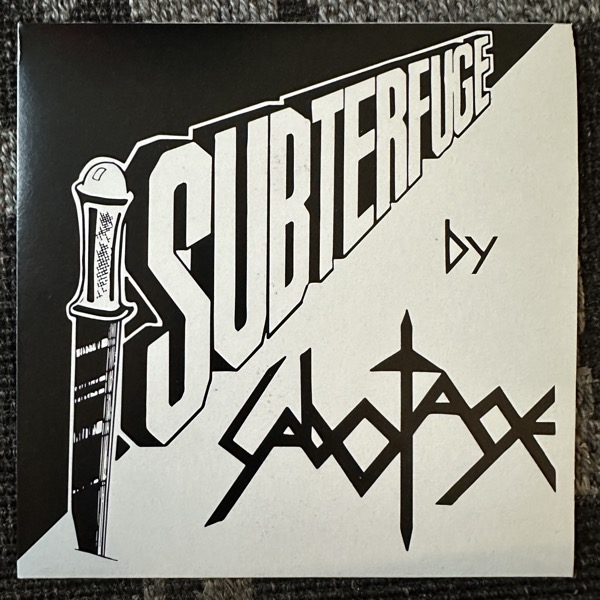 SABOTAGE Subterfuge (Different Class - Portugal reissue) (EX) 7"