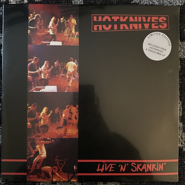 HOTKNIVES Live 'n' Skankin' LP + Live At The Horsham (Black Butcher Classics – Germany reissue) (SS) 2LP