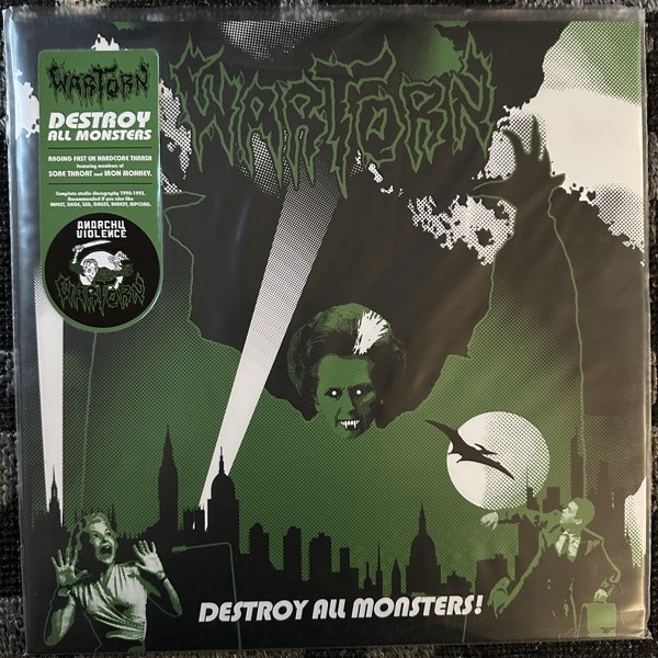 WARTORN Destroy All Monsters (F.O.A.D. - Italy original) (NM/EX) LP