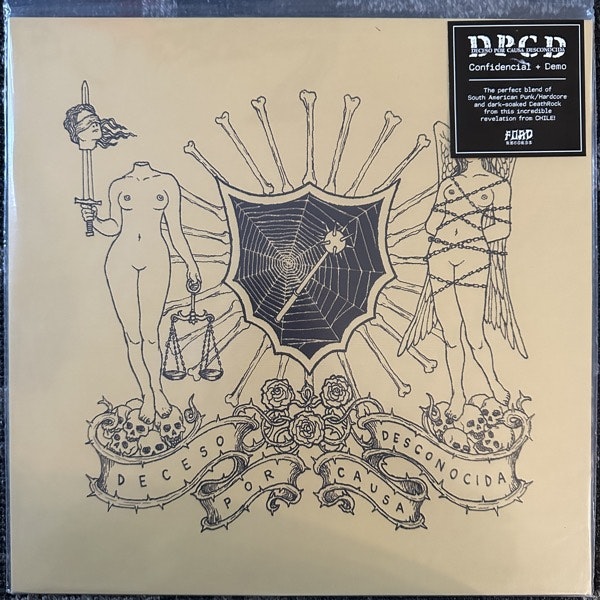 DECESO POR CAUSA DESCONOCIDA Confidencial + Demo (Violet vinyl) (F.O.A.D. - Italy original) (NM) LP