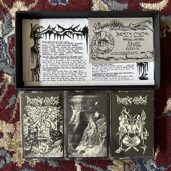 ROTTING CHRIST Tape Series (Nuclear Winter - Greece original) (EX/NM) 3xTAPE BOX