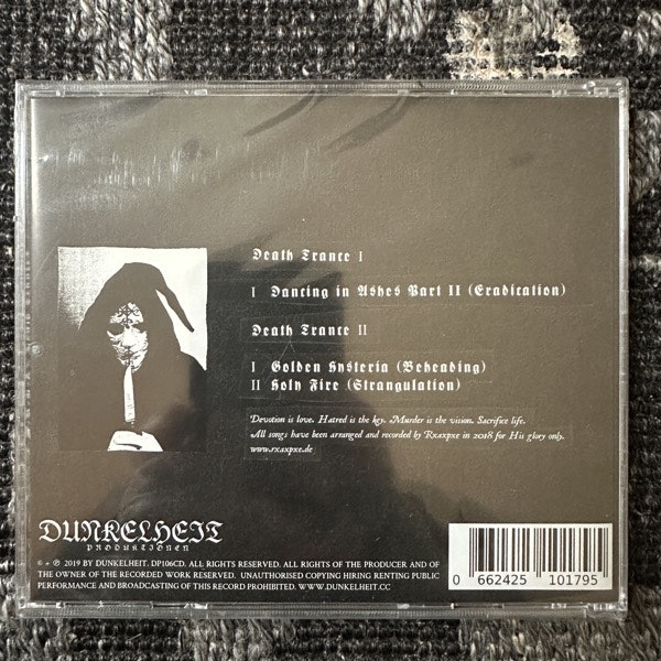 RxAxPxE Death Trance (Dunkelheit - Germany original) (SS) CD