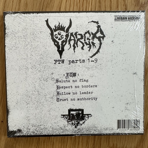 VARGR FTW (Blooddawn - Sweden original) (SS) CD