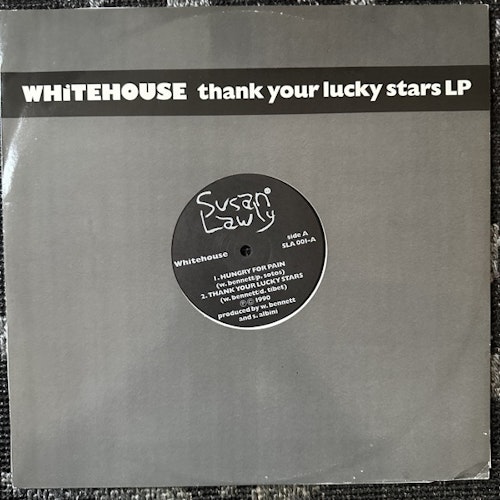 WHITEHOUSE Thank Your Lucky Stars (Susan Lawly - UK original) (VG+/EX) LP