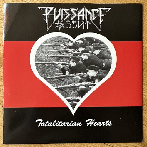 PUISSANCE Totalitarian Hearts (Red vinyl) (Cold Meat Industry - Sweden original) (VG+) 7"