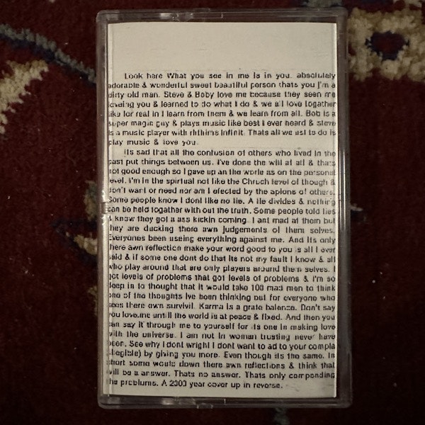 CHARLES MANSON Words And Music (TPOS - USA reissue) (NM) TAPE
