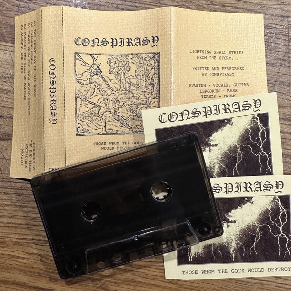 CONSPIRASY Those Whom The Gods Would Destroy (The End Times - Sweden original) (NM) TAPE