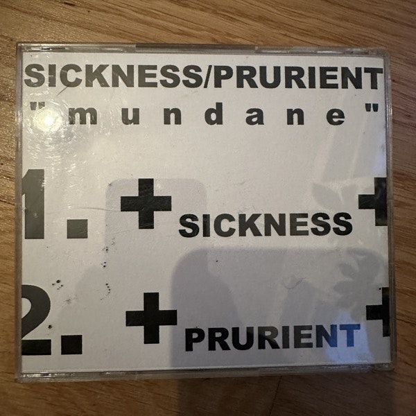 SICKNESS / PRURIENT Mundane (Hospital - USA reissue) (VG+) CDR