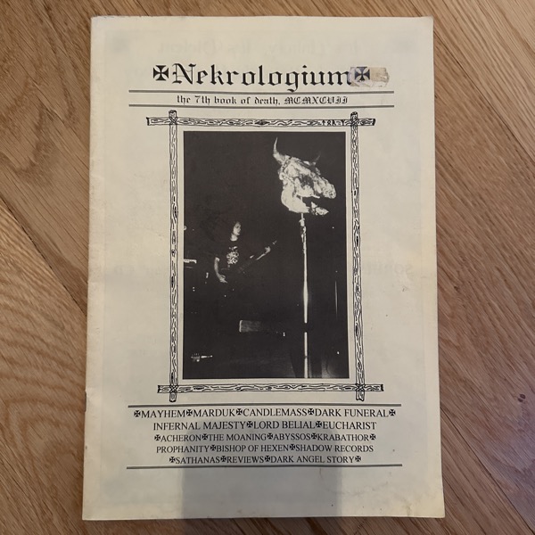 NEKROLOGIUM #7 1997 (VG/VG+) FANZINE
