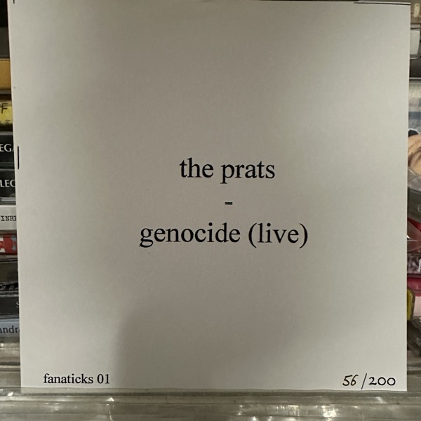 COME The Prats / Genocide (Live) (Fanaticks – Germany original) (EX) 7"