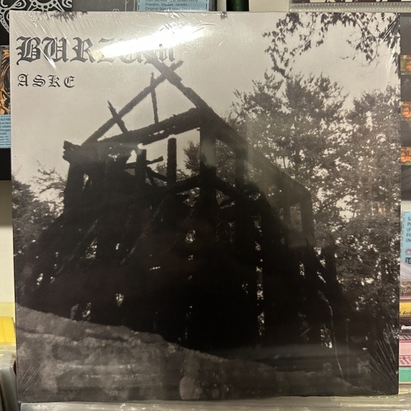 BURZUM Aske (Back On Black - UK 2022 reissue) (NM) 12" EP