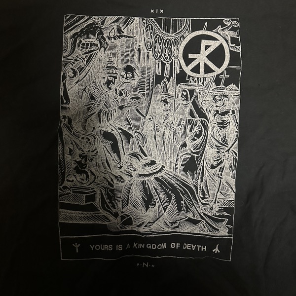 TREPANERINGSRITUALEN Yours Is a Kingdom of Death (L) (USED) T-SHIRT