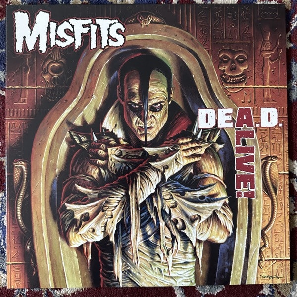 MISFITS DeA.D. Alive! (Gold vinyl) (Misfits - USA original) (EX) LP