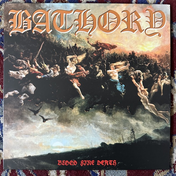 BATHORY Blood Fire Death (Black Mark - Sweden 2014 reissue) (EX) LP