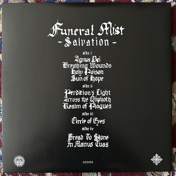 FUNERAL MIST Salvation (Norma Evangelium Diaboli – France reissue) (NM) 2LP