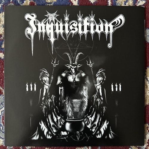 INQUISITION Invoking The Majestic Throne Of Satan (Splatter vinyl) (Iron Pegasus - Germany original) (VG+/EX) LP