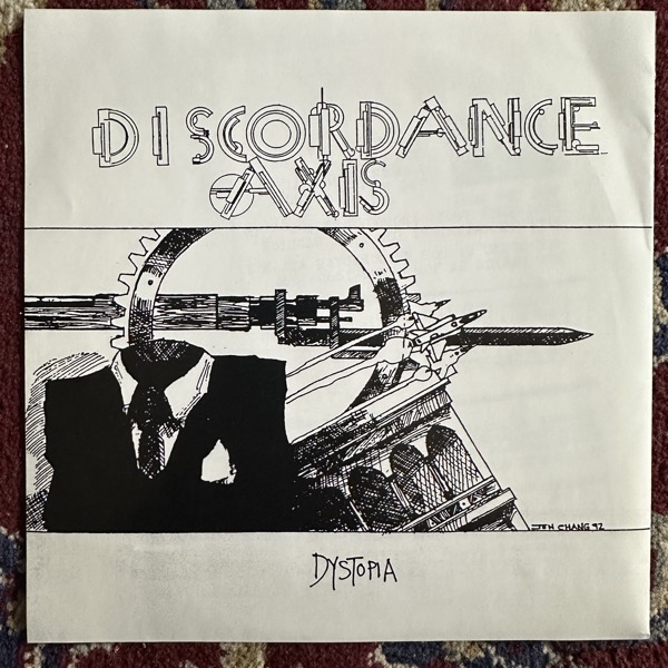COSMIC HURSE / DISCORDANCE AXIS Life Burns Me Out EP / Dystopia (No label - Germany reissue) (EX) 7"