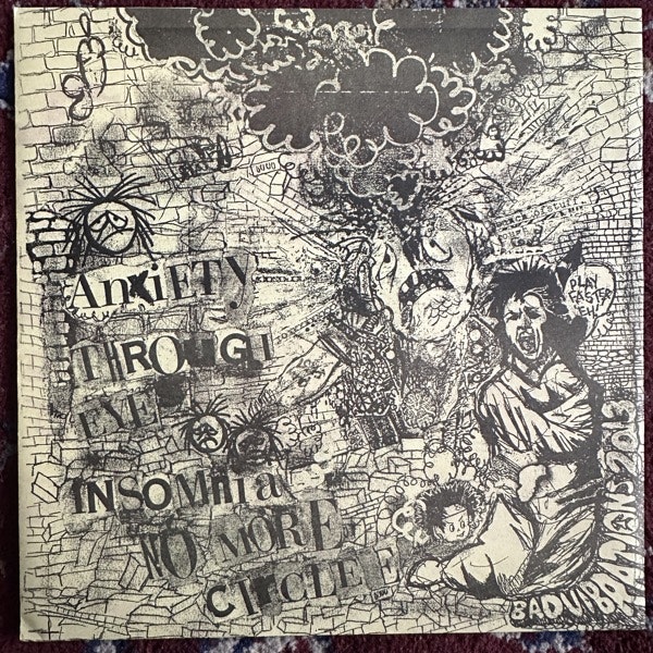 CONCRETE ASYLUM Social Anxiety E.P. (Bad Vibrations - Canada original) (EX) 7"