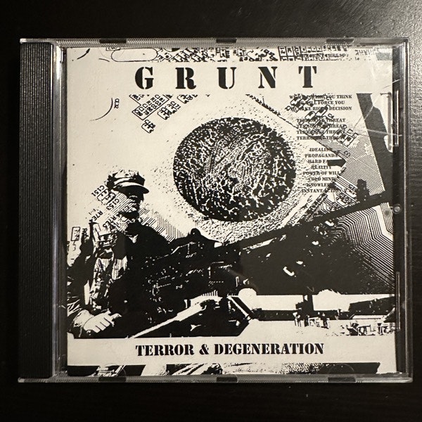 GRUNT Terror & Degeneration (Industrial Recollections - Finland reissue) (NM) CD