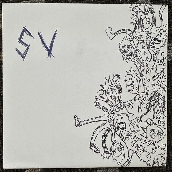 STATE VIOLENCE State Violence (Blue vinyl) (Hesitation Wound – USA original) (EX) 7"
