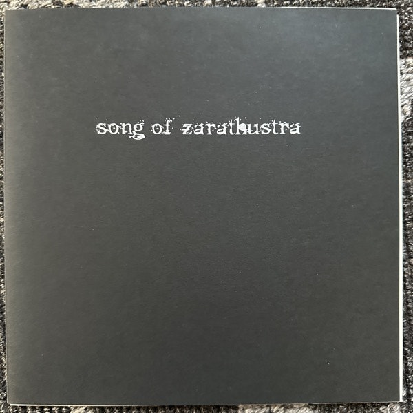 SONG OF ZARATHUSTRA Bote Des Zorns (Vendetta - Germany original) (NM/EX) 7"