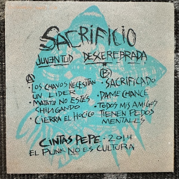 SACRIFICIO Juventud Descerebrada (Cintas Pepe - Mexico original) (EX) 7"