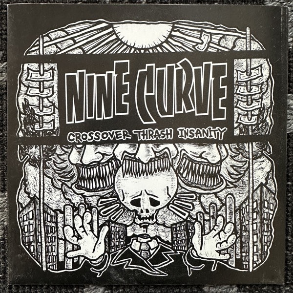 NINE CURVE Crossover Thrash Insanity (625 Thrashcore - USA original) (EX) 7"