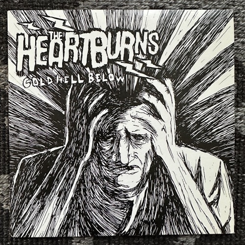 HEARTBURNS, the Cold Hell Below (Combat Rock Industry - Finland original) (EX/VG) 7"