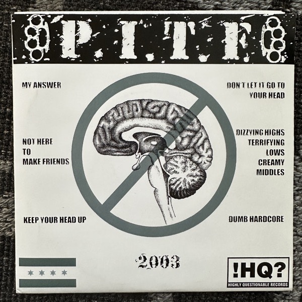 PUNCH IN THE FACE Dumb Hardcore E.P. (Highly Questionable - USA original) (VG+/EX) 7"