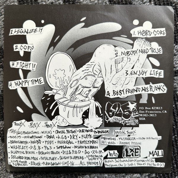 LIE Legalize It (625 Thrashcore - USA original) (EX) 7"